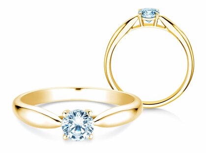 Engagement ring Joy in yellow gold