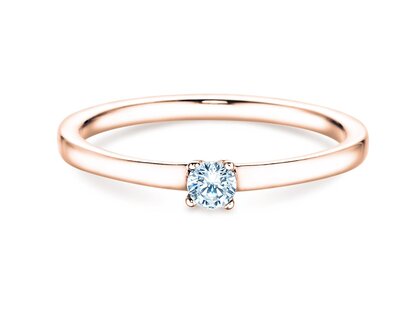 Engagement ring Modern Petite in rose gold