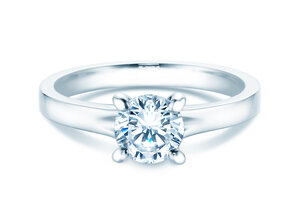 Engagement ring Modern in 18K white gold with diamond 1.50ct G/IF