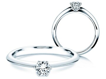 Engagement ring The One in white gold