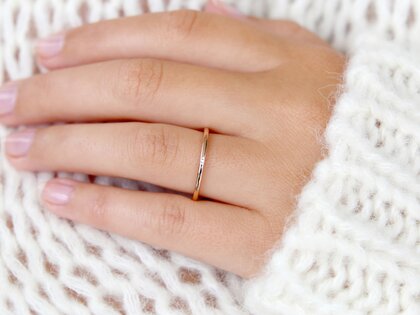 Engagement ring Promise Petite in rose gold