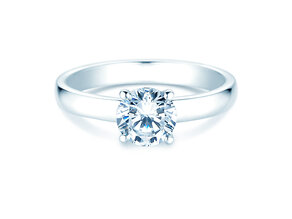 Engagement ring Pure in 14K white gold with diamond 2.50ct G/VS