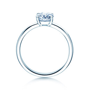 Engagement ring Pure in 14K white gold with diamond 2.50ct G/VS