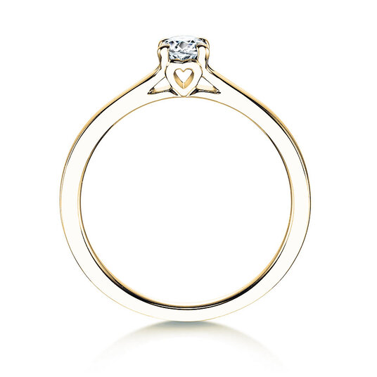 Engagement ring Romance in 14K yellow gold