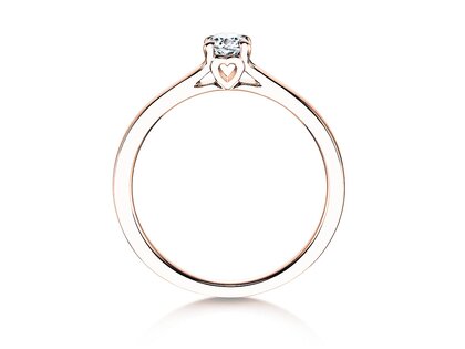 Engagement ring Romance in rose gold
