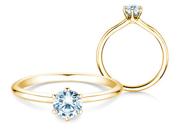 Engagement ring Royal in yellow gold