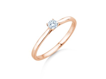 Engagement ring Surprise in rose gold