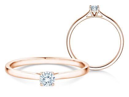 Engagement ring Surprise in rose gold