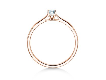 Engagement ring Surprise in rose gold