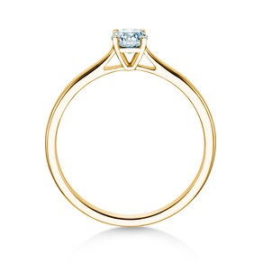 Engagement ring Surprise in 18K yellow gold with lab-grown diamond 0.25ct E/VS