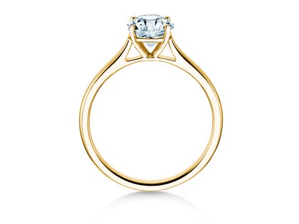 Engagement ring Surprise in 9K yellow gold with lab-grown diamond 1.00ct E/VS