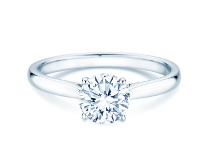 Engagement ring Surprise in 18K white gold with lab-grown diamond 1.00ct E/VS