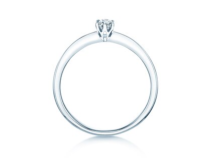 Engagement ring The One in silver 925/- with diamond 0.15ct G/IF