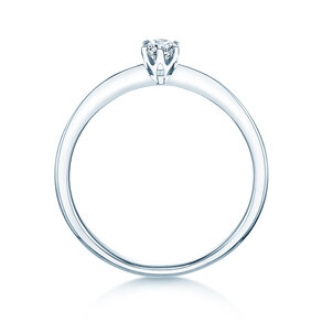 Engagement ring The One in silver 925/- with diamond 0.15ct G/IF