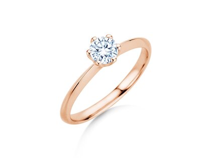 Engagement ring The One in rose gold