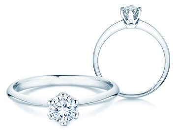 Engagement ring The One in white gold