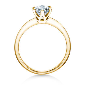 Engagement ring The One in 9K yellow gold with lab-grown diamond 1.50ct E/VS