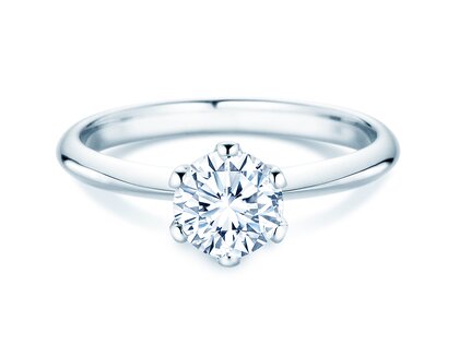 Engagement ring The One in 9K white gold with diamond 1.00ct G/SI