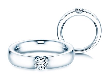 Engagement ring Destiny in white gold