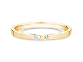 Engagement ring Serenity Diamond in 9K yellow gold with diamonds 0.02ct G/SI