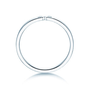 Engagement ring Serenity Diamond in 9K white gold with diamonds 0.02ct G/SI