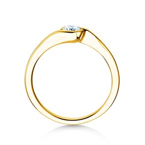 Engagement ring Touch in yellow gold