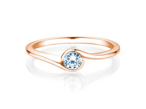 Engagement ring Touch in rose gold