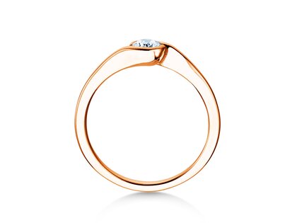 Engagement ring Touch in rose gold