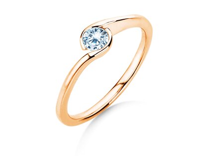 Engagement ring Touch in rose gold