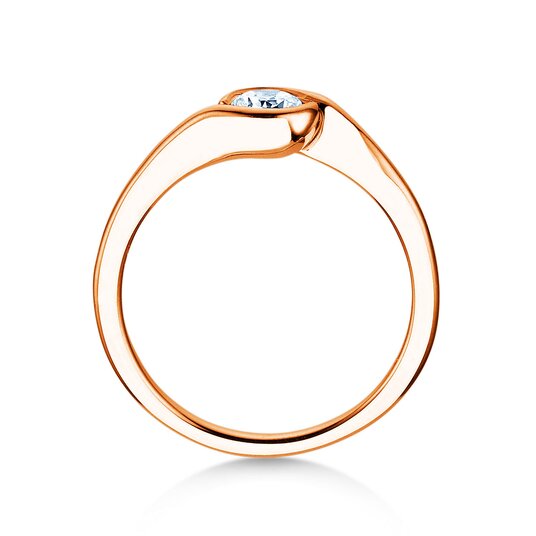 Engagement ring Touch in rose gold