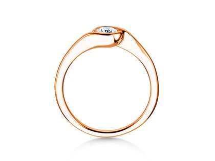 Engagement ring Touch in rose gold