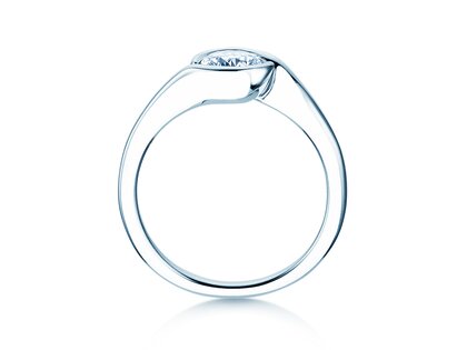 Engagement ring Touch in 9K white gold with diamond 0.75ct G/SI