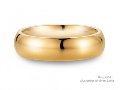 Anillo para hombre Classic 3mm en 14K oro amarillo pulido