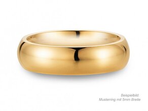 Anillo para hombre Classic en 18K oro amarillo pulido