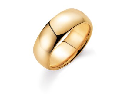 Modell Classic 7.5mm in 14K Gelbgold poliert