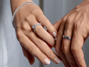 Anillo para hombre Classic en plata 925/- pulido