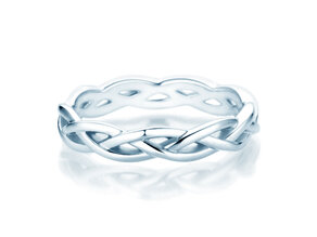 Engagement ring Curve in silver 925/- polished
