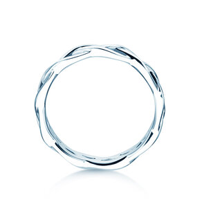 Engagement ring Curve in silver 925/- polished