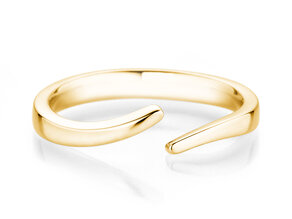 Engagement ring Flow in 14K yellow gold polished