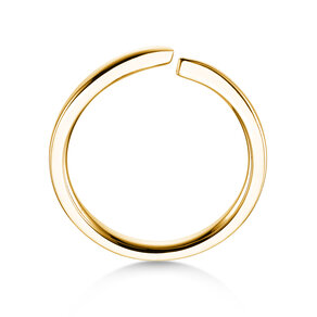 Engagement ring Flow in 14K yellow gold polished
