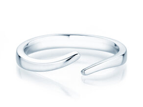 Engagement ring Flow in silver 925/- polished