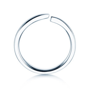 Engagement ring Flow in silver 925/- polished