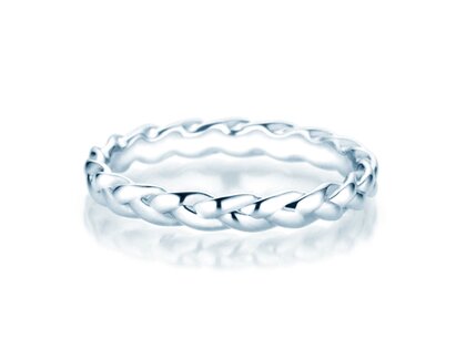 Engagement ring Pony in silver 925/- polished