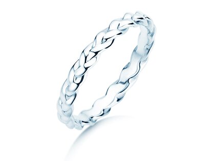 Engagement ring Pony in silver 925/- polished