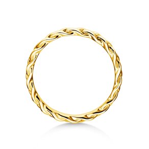 Engagement ring Pony in 14K yellow gold polished