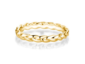 Engagement ring Pony in 14K yellow gold polished