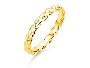 Engagement ring Pony in 14K yellow gold polished