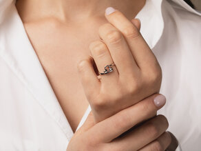 Zodiac ring Libra in silver 925/-