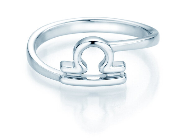 Zodiac ring Libra in silver 925/-