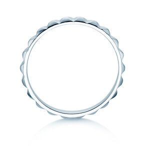 Engagement ring Trinity in 14K white gold polished